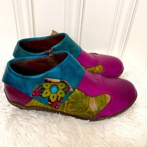 Socofy leather shoes